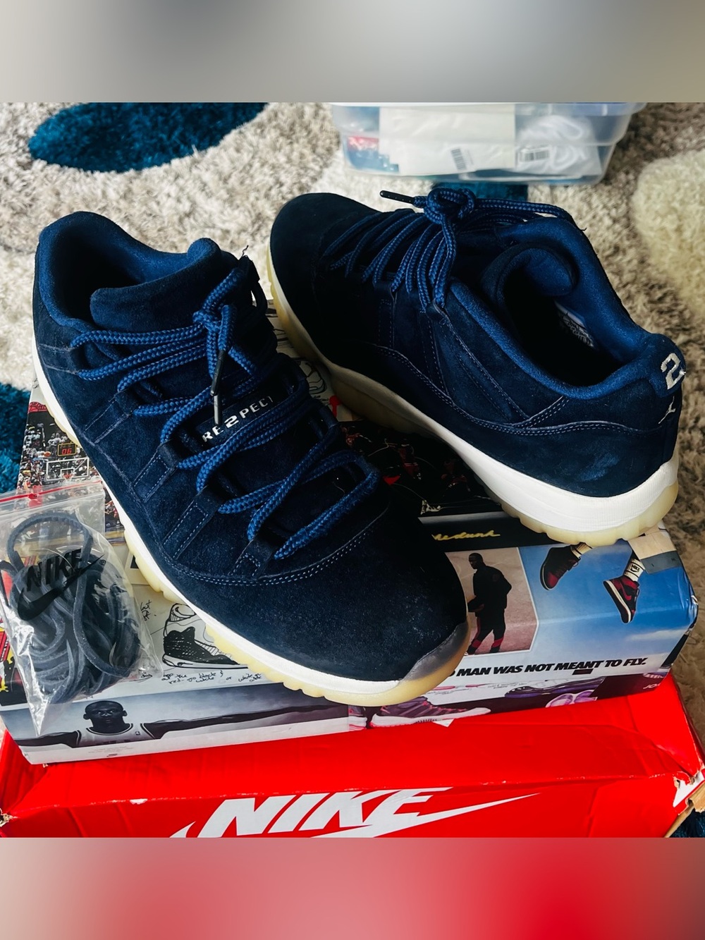 ✨Jordan 11 Retro Low
‘Derek Jeter RE2PECT’, Men’s Size 14✨